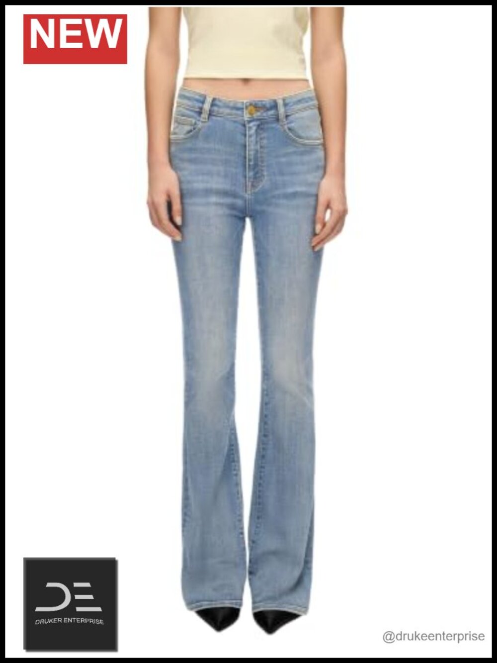 Miss Sixty Mid Rise Stretchy Bootcut Flare Denim Jeans Women